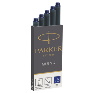 Parker 5 Pack Quink Ink Cartridges